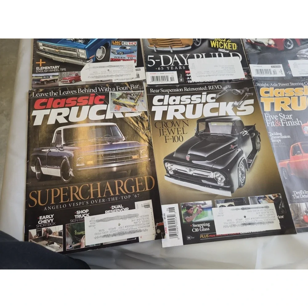 Classic Trucks Magazine Lot Of 12 Car Good Condition Supercharged Hot Rod